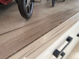 Mueble aparador madera y metal