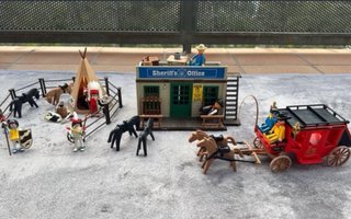 Lote 3 Set Playmobil Oeste Western 30 Aniversario