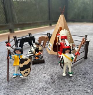 Lote 3 Set Playmobil Oeste Western 30 Aniversario