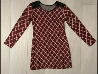 Vestito donna fantasia a rombi