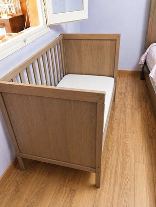 Cuna y cama IKEA SUNDVIK Madera Maciza Natural