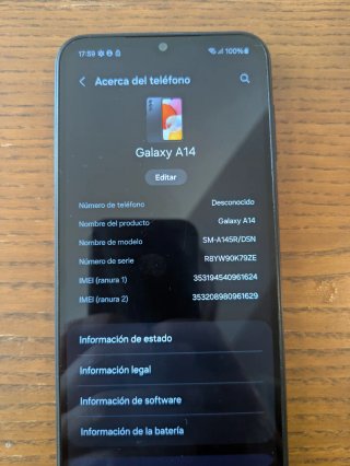 Samsung Galaxy A14 128GB / 4GB RAM