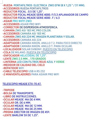 Telescopio Meade LX200 12 GPS