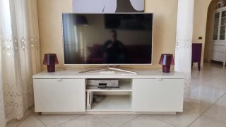 Mobile Porta TV BYAS IKEA Bianco