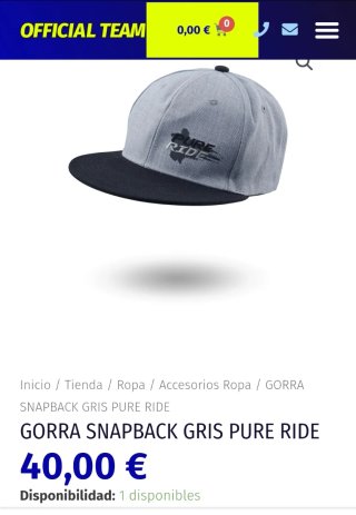 Gorra Sherco