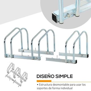 Aparcamiento para 3 Bicicletas Estacionamiento