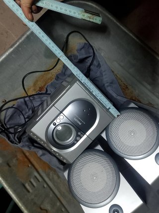 Stereo Philips Grigio Argento