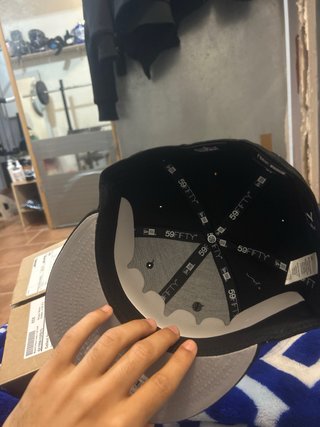 Gorra New Era Raiders Negra y Plateada