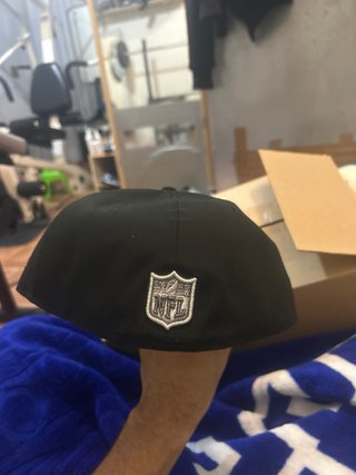 Gorra New Era Raiders Negra y Plateada