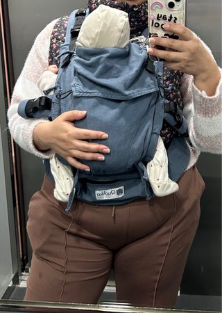 Mochila Portabebés Quokkababy E-Carrier Gris