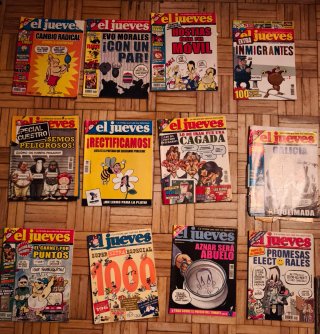 Colección de revistas el jueves