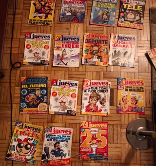 Colección de revistas el jueves