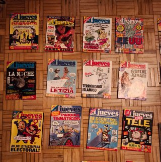 Colección de revistas el jueves