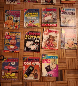 Colección de revistas el jueves