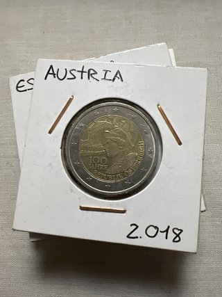 Moneda 2 Euros Austria 2018