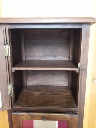 (50) Mueble madera 7 cajones y 1 puerta