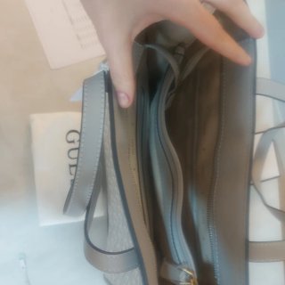 Borsa Guess con logo e strisce