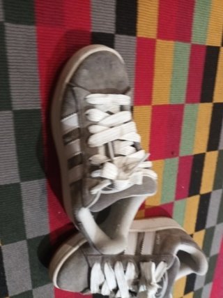 Adidas Campus Gris y Blanco