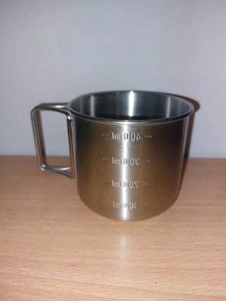Taza militar acero inoxidable 400ml