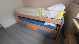 Cama nido con cajones