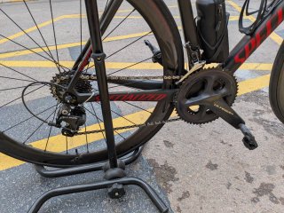 Bicicleta de carretera Specialized Tarmac Carbono.