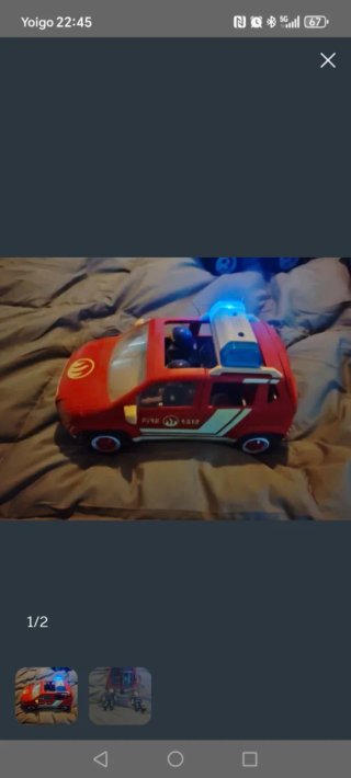 Lote 4 vehículos bomberos con extras
