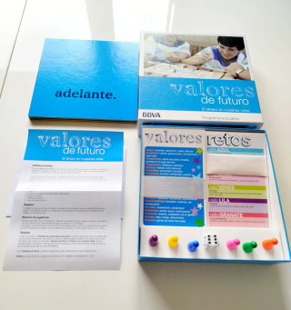 Juego de mesa educativo BBVA Valores de futuro