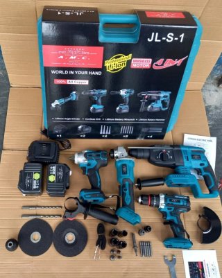 Kit 4in1 Utensili Elettrici a Batteria