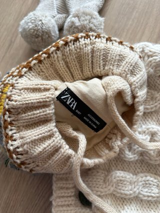 Lote invierno bebé: gorro, bufanda, manoplas
