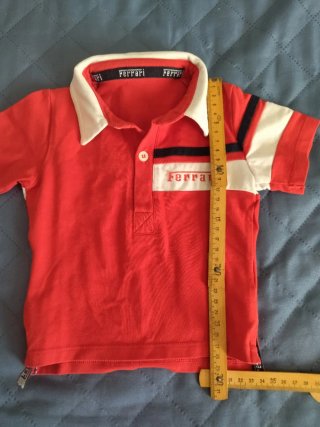 T-shirt Polo Ferrari €4,90 Taglia 9 mesi