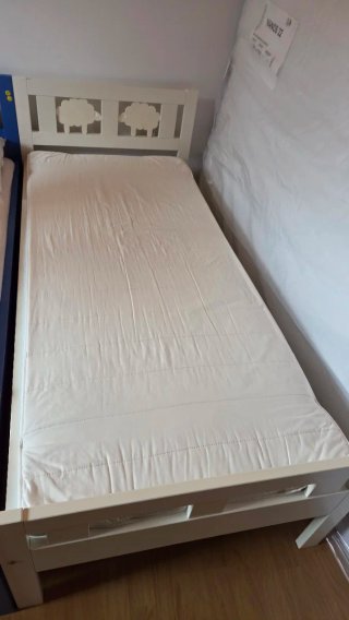 Cama infantil IKEA Kritter blanca