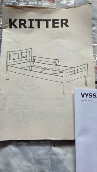 Cama infantil IKEA Kritter blanca