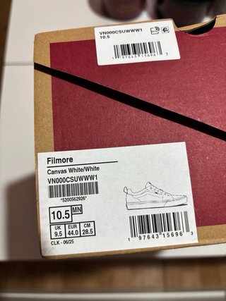 Zapatillas Vans Blancas Talla 44