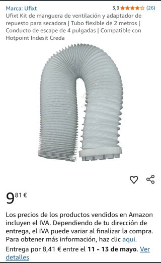 Secadora de ropa EDESA