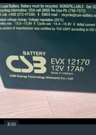 Batería CSB EVX 12170 12V 17Ah