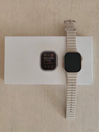 Smart Watch Ultra Negro y Plata