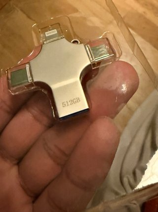 Adaptador USB 4 en 1 Lightning 512GB