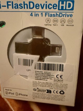 Adaptador USB 4 en 1 Lightning 512GB
