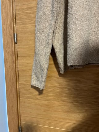 Jersey de punto beige/marrón clarito