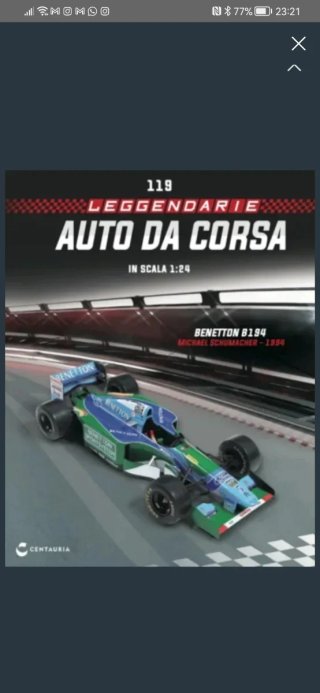 Leggendarie Auto da Corsa 119 Benetton B194