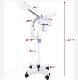 Vaporizador Facial Profesional con Lámpara