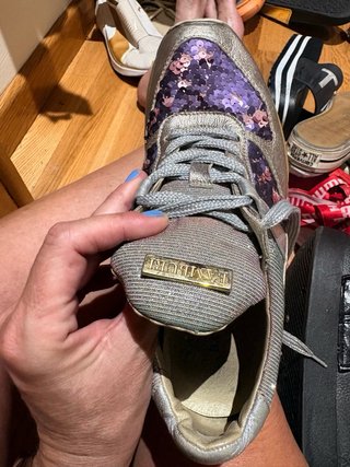 Zapatillas Bambury Originales Doradas y Moradas