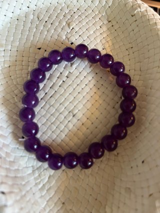 Pulsera de amatista morada