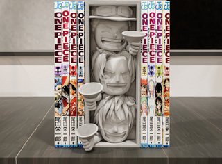Supporto libri 3D One Piece