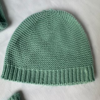 Conjunto tricot recém-nascido 4 peças