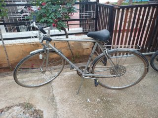 Bicicleta Clásica Plateada Bh