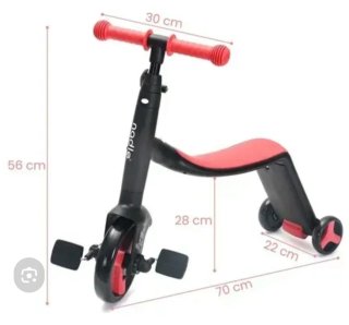 Bici y Patinete 2 en 1 para Niños