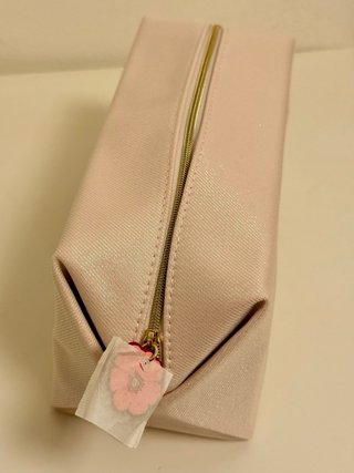 Bolsa de maquilhagem Coach Rosa Dourada