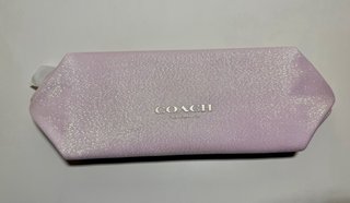 Bolsa de maquilhagem Coach Rosa Dourada