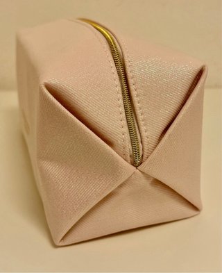 Bolsa de maquilhagem Coach Rosa Dourada